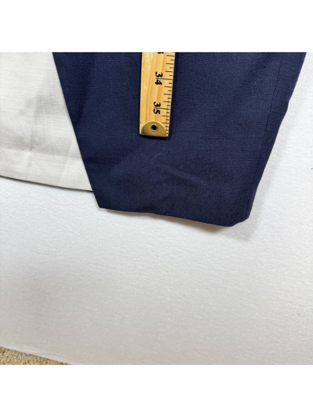 Howard Wolf Navy Blue Short-Sleeve Dress Fully Lined Made In USA Size 8 - Picture 12 of 12